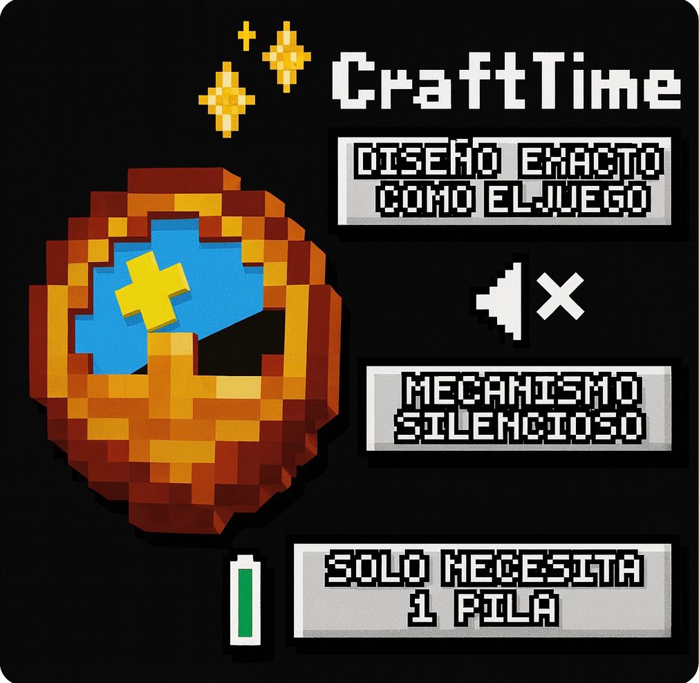 Reloj Decorativo 8 Bits